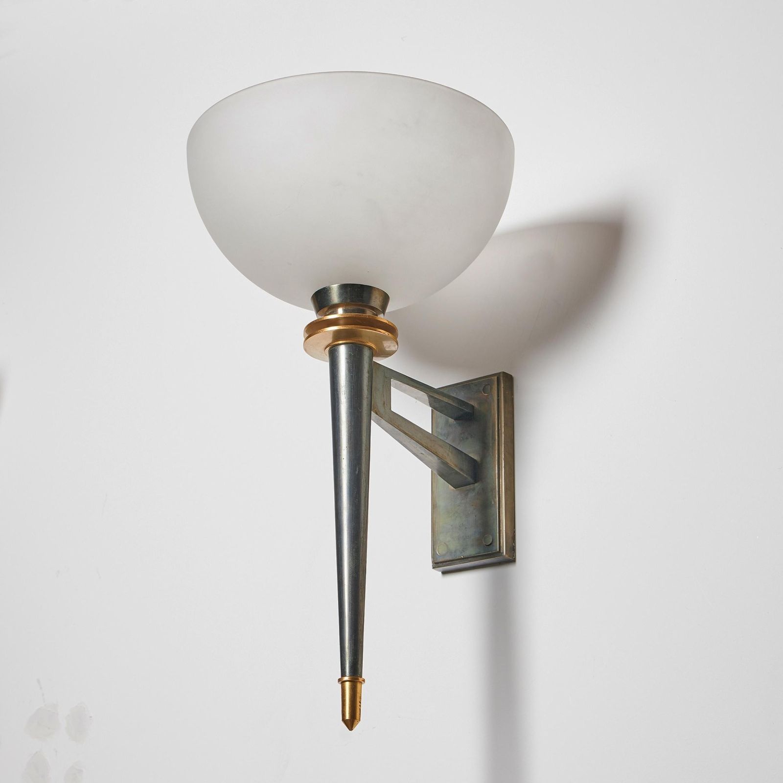 An Important Pair Of French Wall Appliques / Lights Attributed To André Leon Arbus & Gilbert Poillerat photo buy