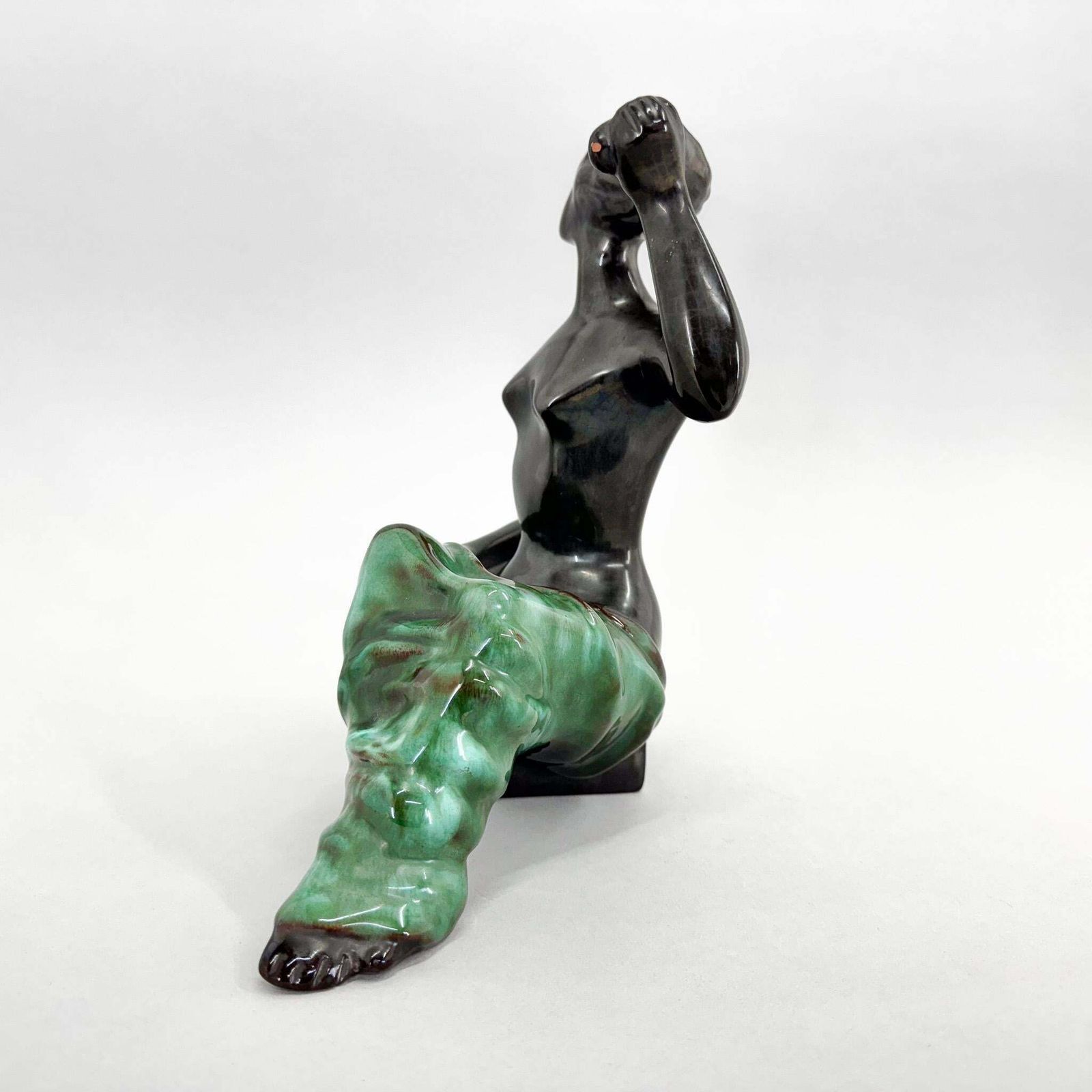 Mid Century Ceramic Sculpture By Jitka Forejtova For Keramos, Czechoslovakia photo Art