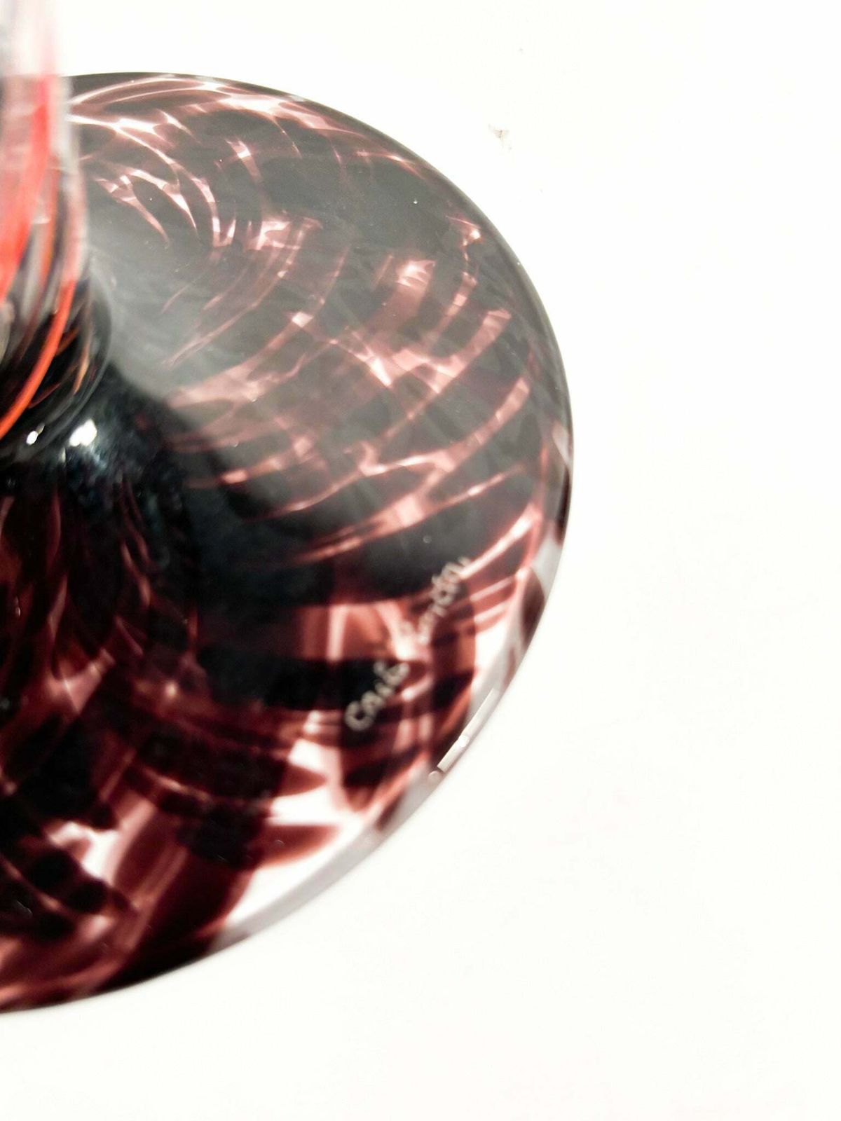 photo furniture Spiral Murano Glass Candelabra By Carlo Moretti From 1999