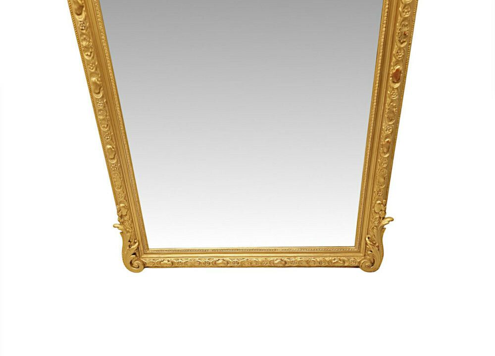 A Very Fine Tall 19th Century Giltwood Pier Or Dressing Mirror photo furniture