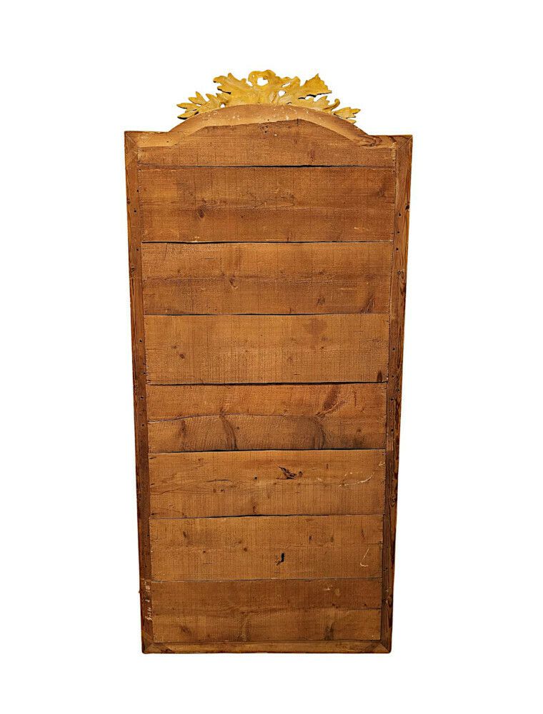 A Very Fine Tall 19th Century Giltwood Pier Or Dressing Mirror photo for sale