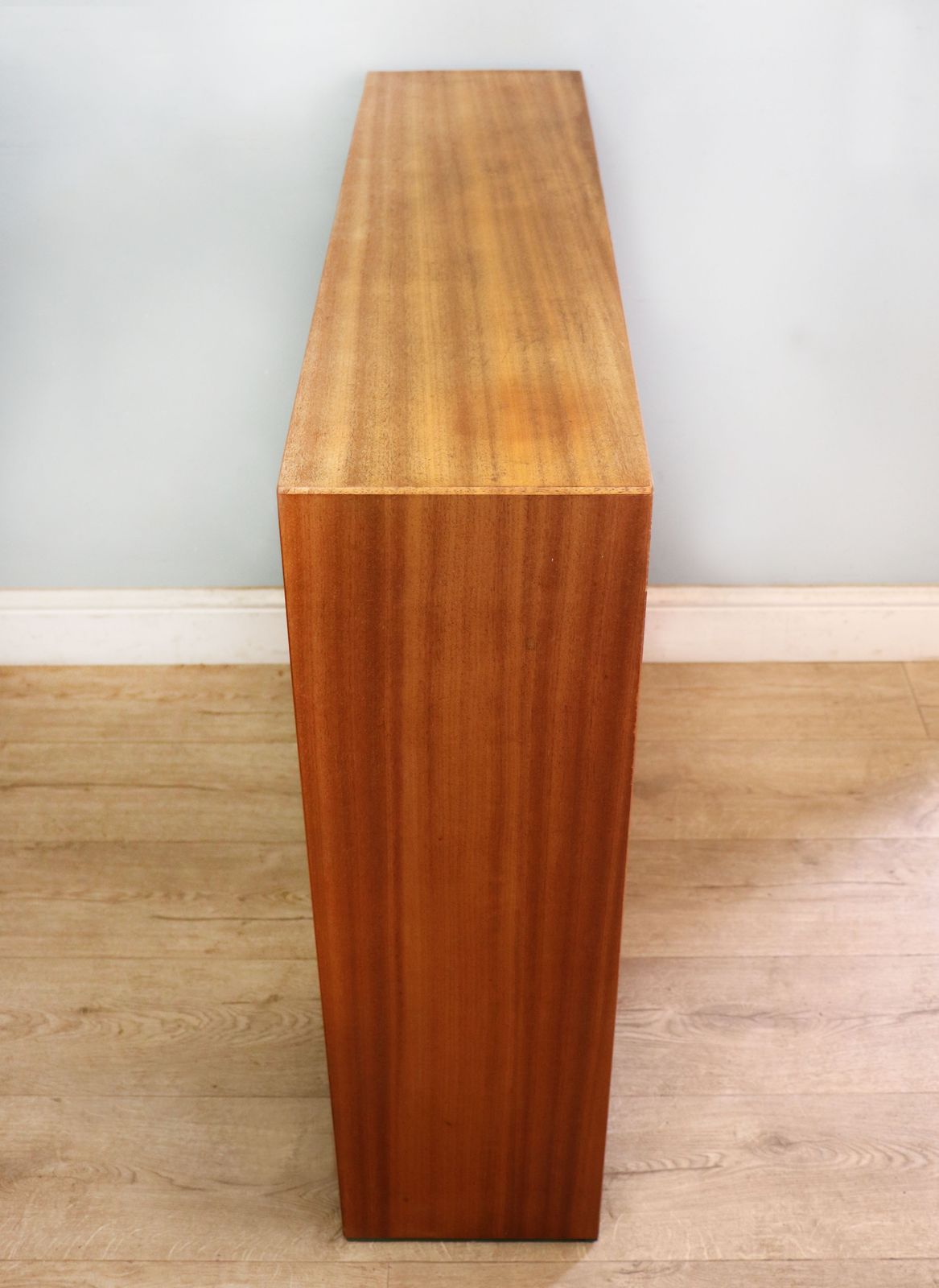 Furniture A Mid Century Gibbs Display Cabinet With The Anglia Television Logo. photo