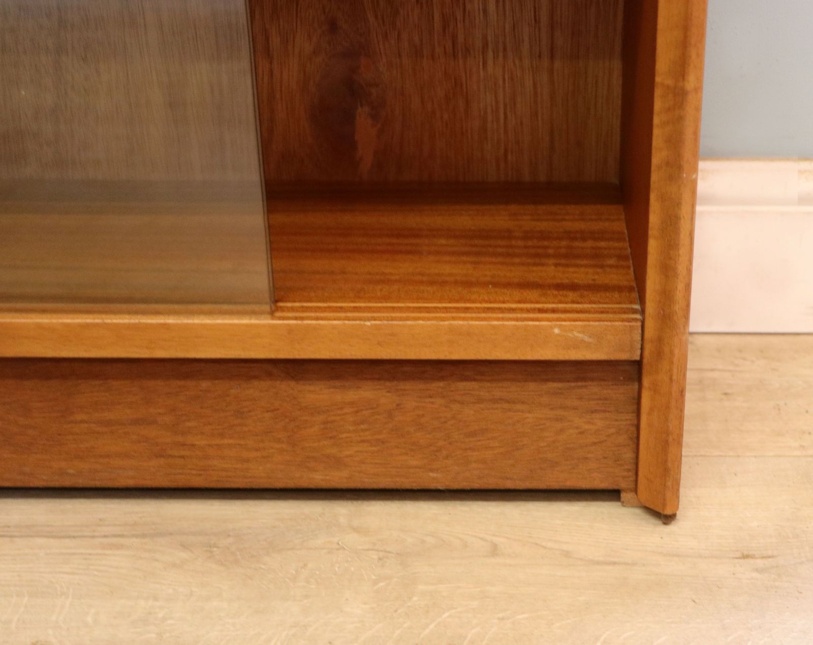 photo vintage A Mid Century Gibbs Display Cabinet With The Anglia Television Logo.