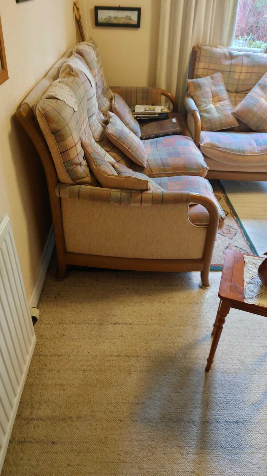 Cintique Bentwood With Solid Wood Frame  Mid Century Sofa & Chairs photo vintage