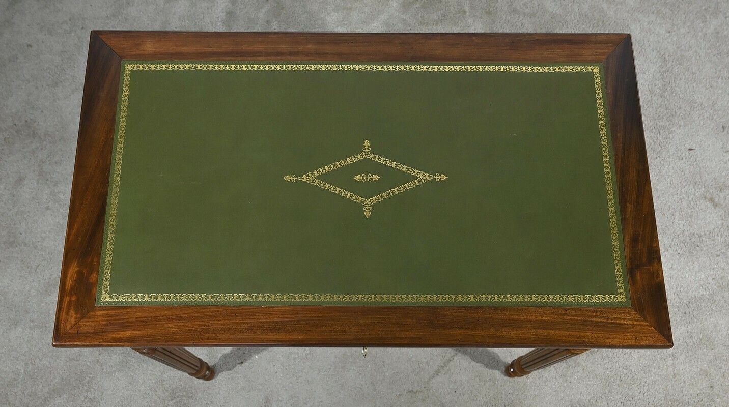 Small Mahogany Desk, Louis Philippe Style – 19th Century photo Furniture