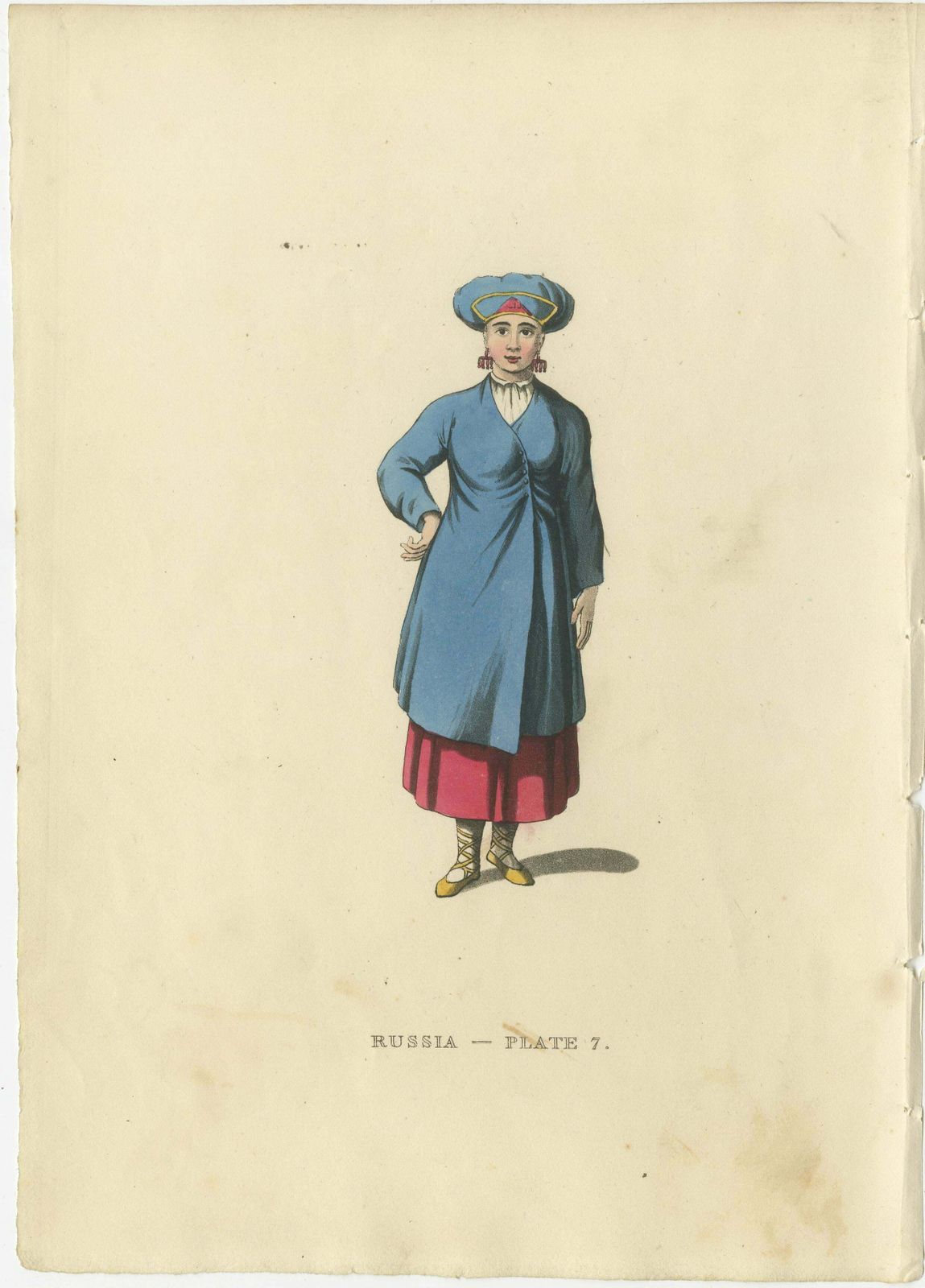 Traditional Attires Of Finnish, Estonian And Angria Women In Former Russia, 1814 photo Art