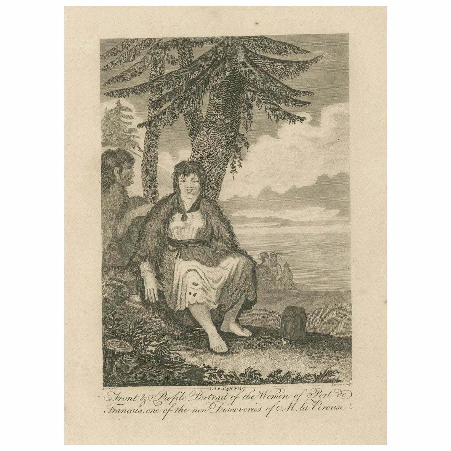Dual Portraiture Of A Woman From Port Francais, 1807