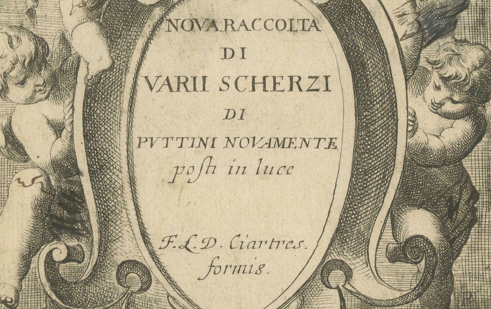Cherubic Mischief: A Rare Baroque Collection, Circa 1620 photo vinterior