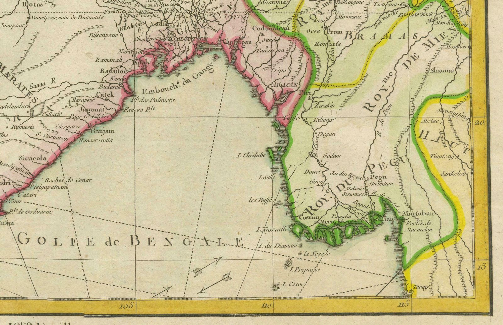 photo furniture Charting The Course Of Empire: Bonne's 1770 Masterpiece Maps Of The Indian Ocean