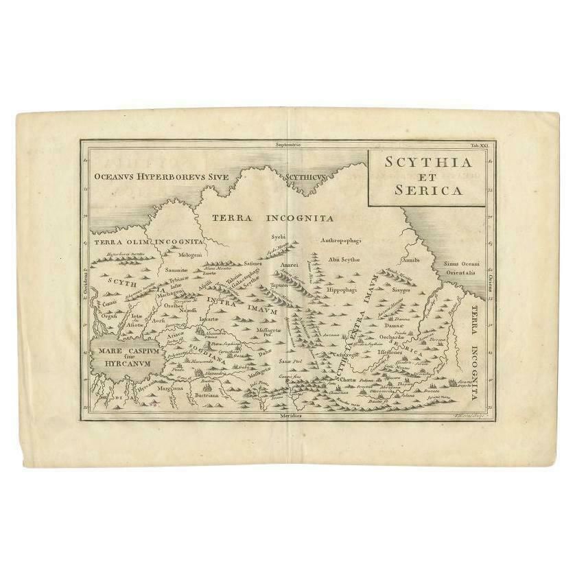 Antique Map Of The Region Between The Rhine And Elbe River By Cluver, 1685