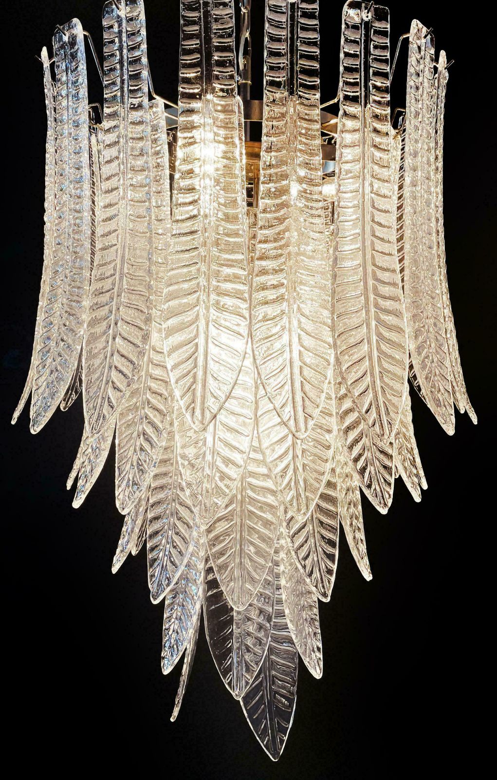 photo buy Magnificent Huge Italian Murano Felci Glass Chandelier   52 Glasses