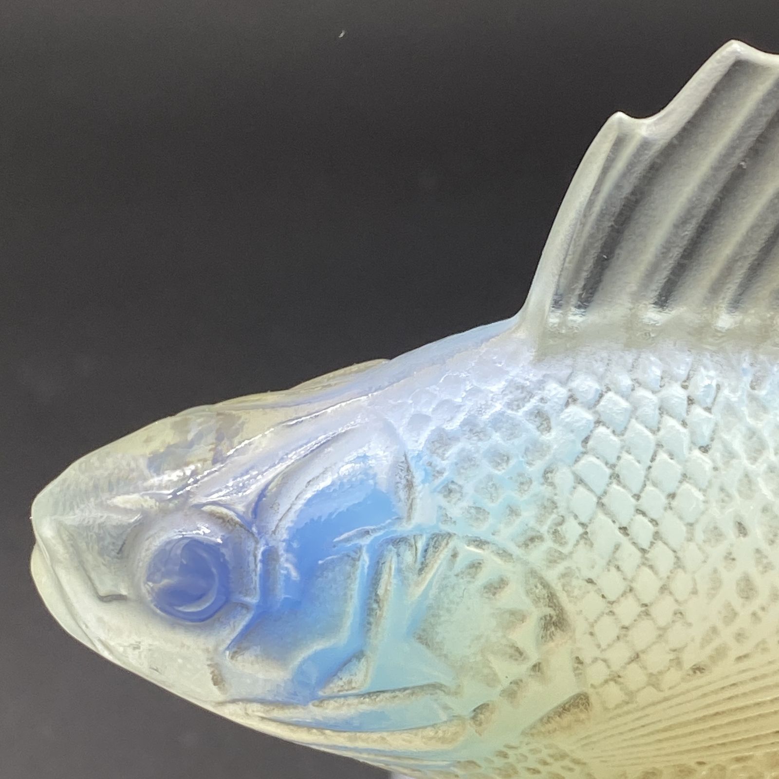 Home Decor A R.Lalique Perch Mascot In Opalescent Glass. photo