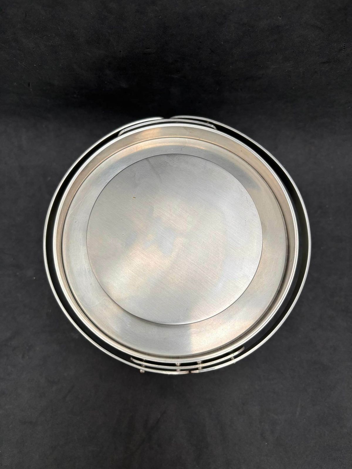 Arne Jacobsen Stelton Ice Bucket Stainless Steel Vintage 1960s Mid Century Modern Modernist Bar Tools Gift For Him Minimalist photo Home Decor