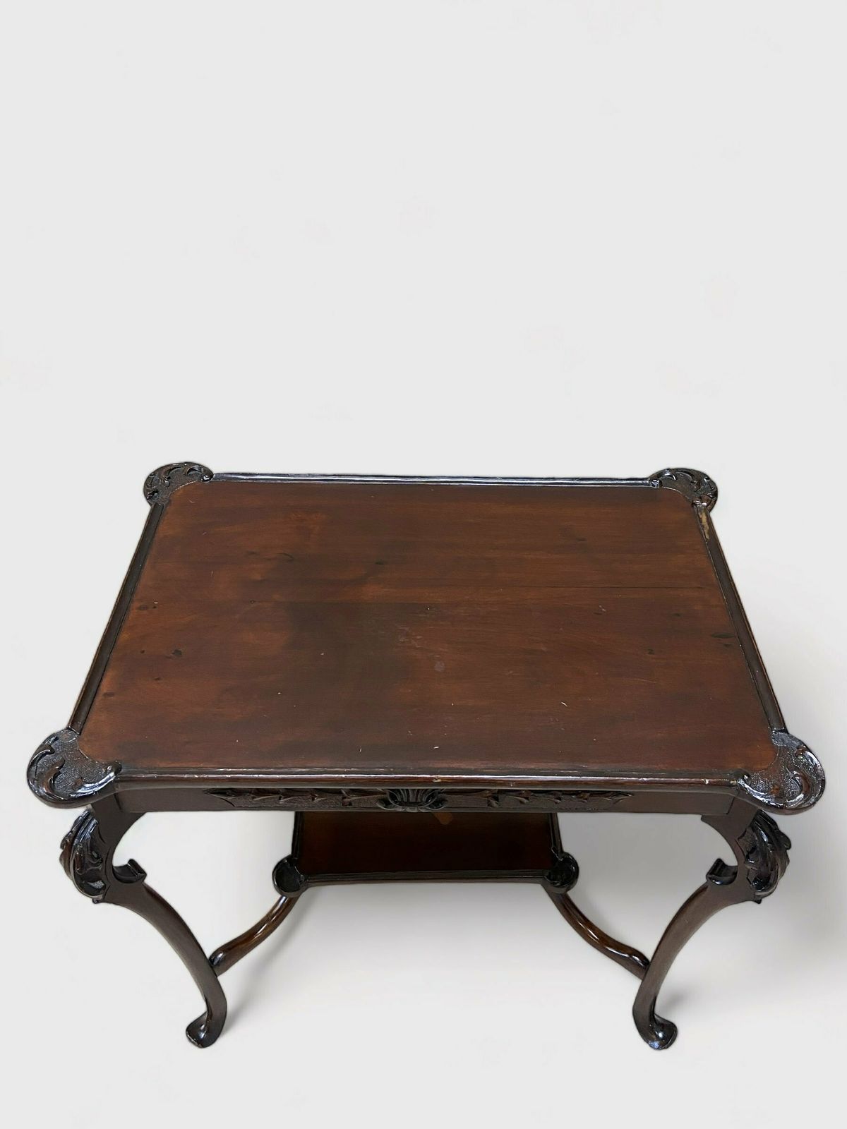 Antique Side Table / English, Edwardian Circa 1910 / Carved Details / Free Delivery photo for sale