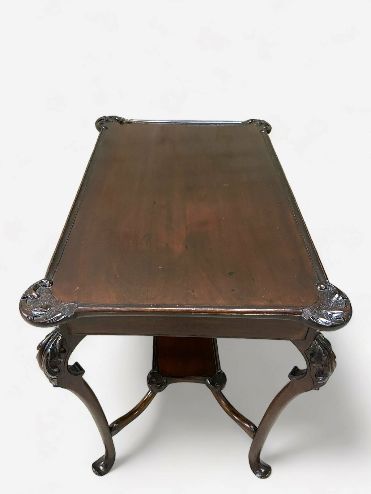 Antique Side Table / English, Edwardian Circa 1910 / Carved Details / Free Delivery photo Furniture