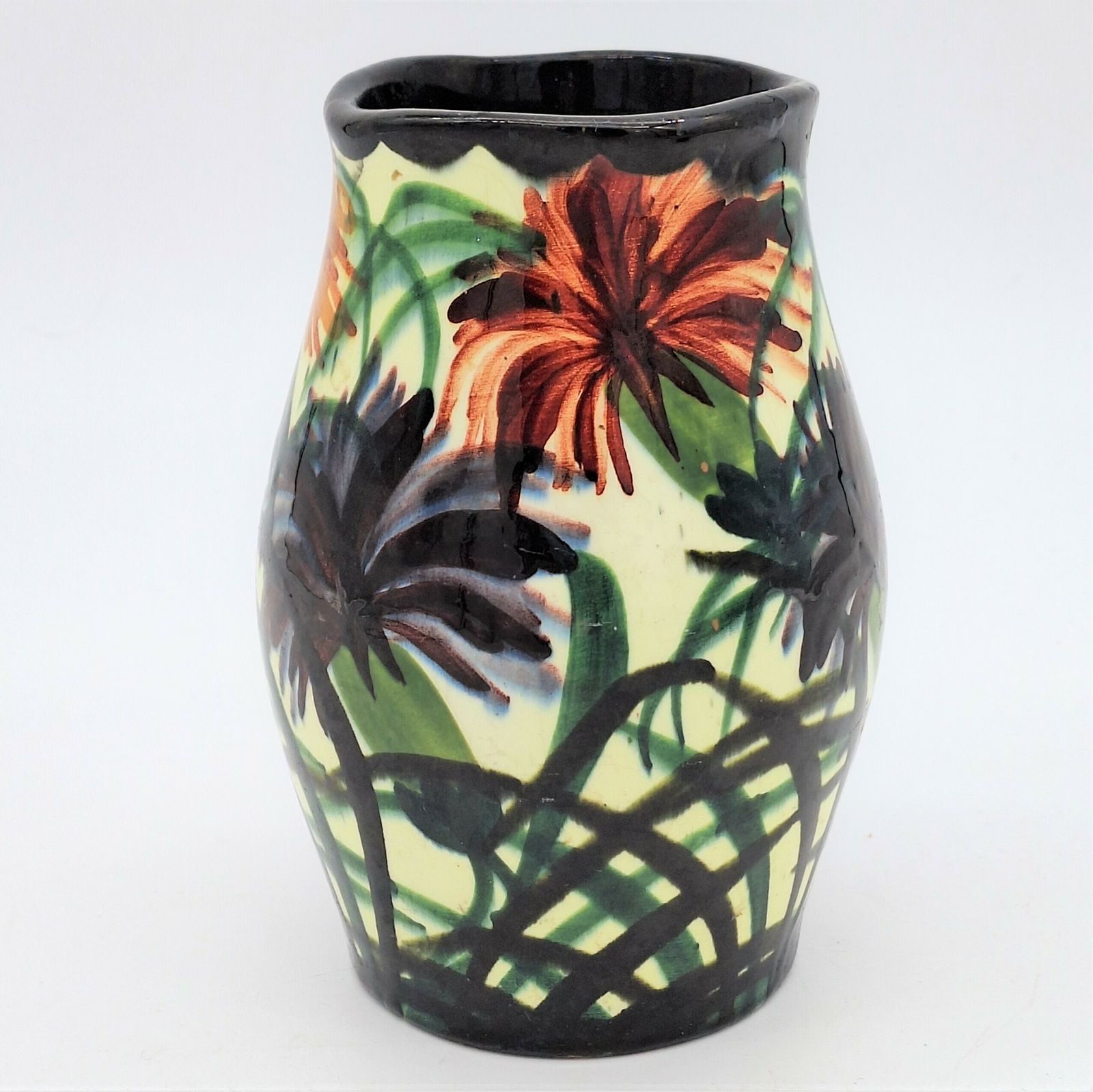 Art Nouveau Ceramic Vase From Scharmberg. 1900   1920 photo Home Decor