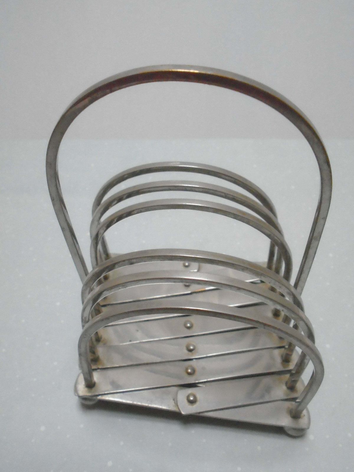 Concertina Desk Organizer, Letter Or File Holder, Industrial Table Storage Rack, Toast Rack photo for sale