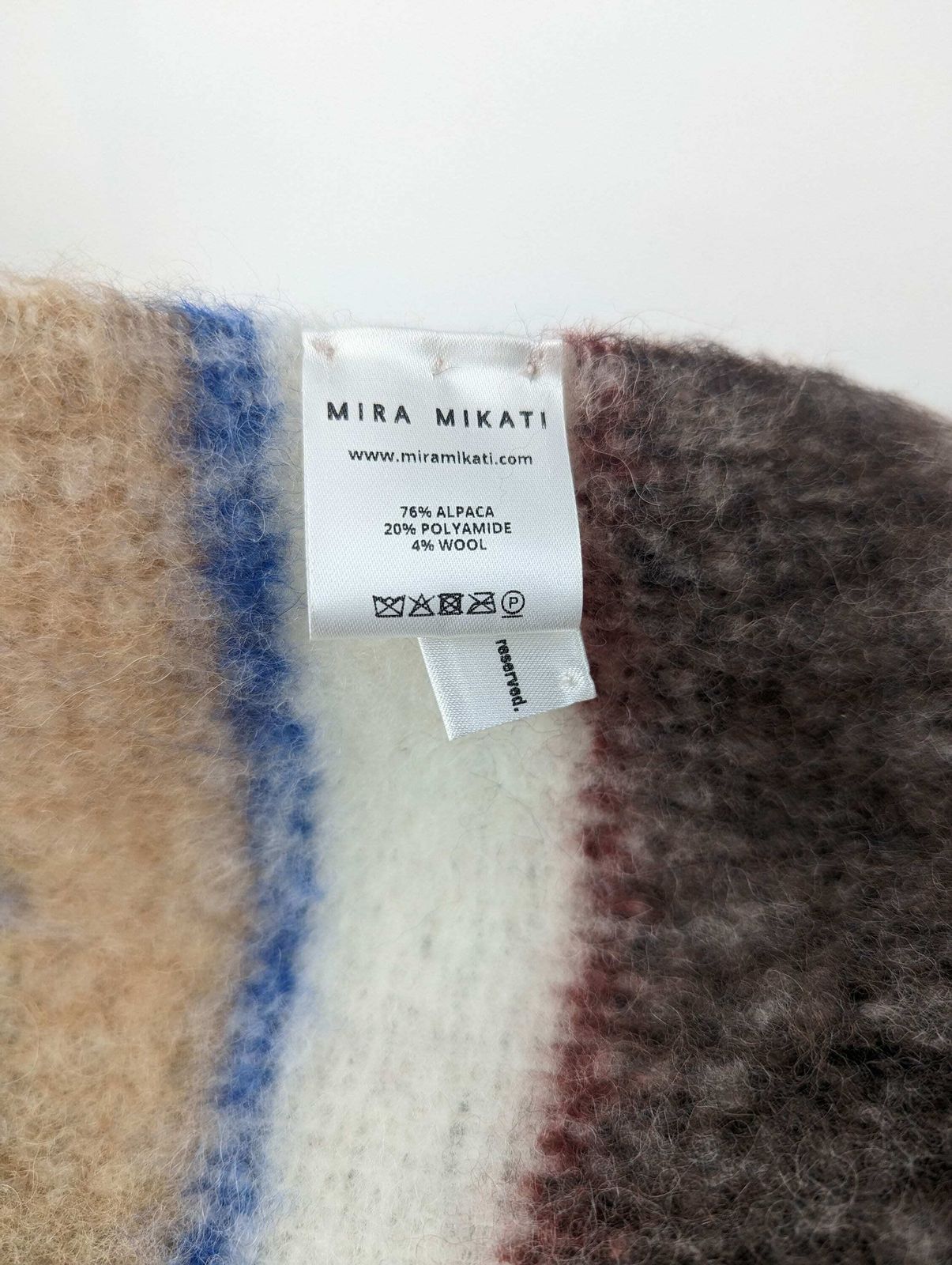 photo for sale Javier Calleja X Mira Mikati "No Way" Textile Art Scarf Limited 17 Units