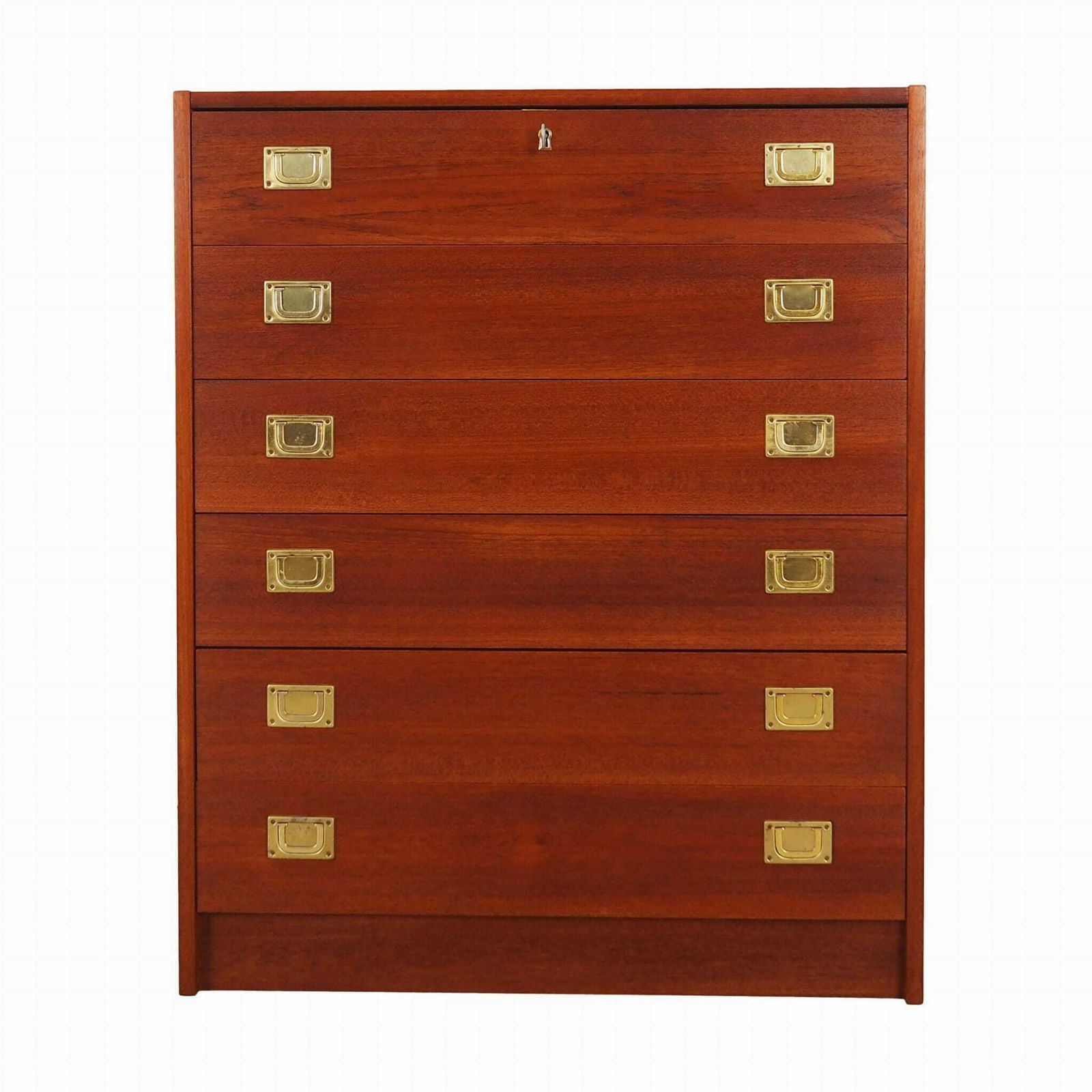 Teak Chest Of Drawers, Danish Design, 1960s, Production: Denmark