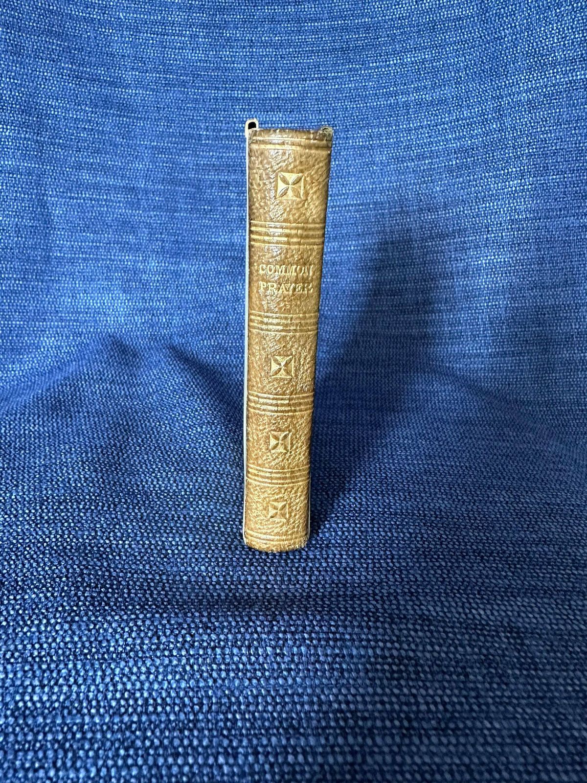 Antique Miniature Common Prayer Book   Henry Frowde White Cover photo for sale