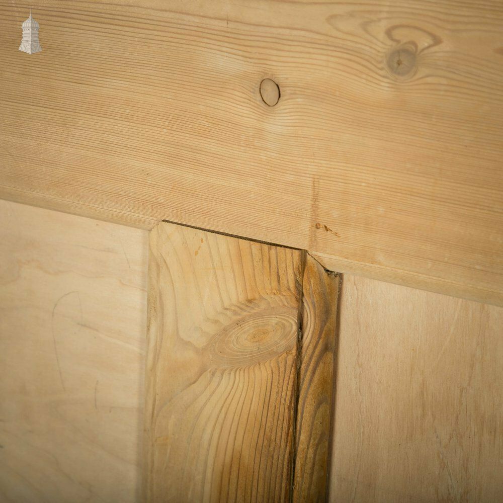 Pine Panelled Door, Moulded 3 Panel Set Of 3 photo for sale