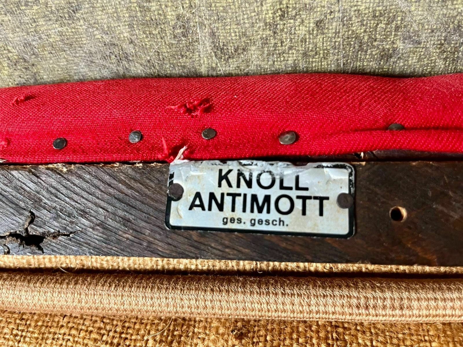 Knoll Antimott Armchair Wing Chair 1950 Mid Century photo 1990.0