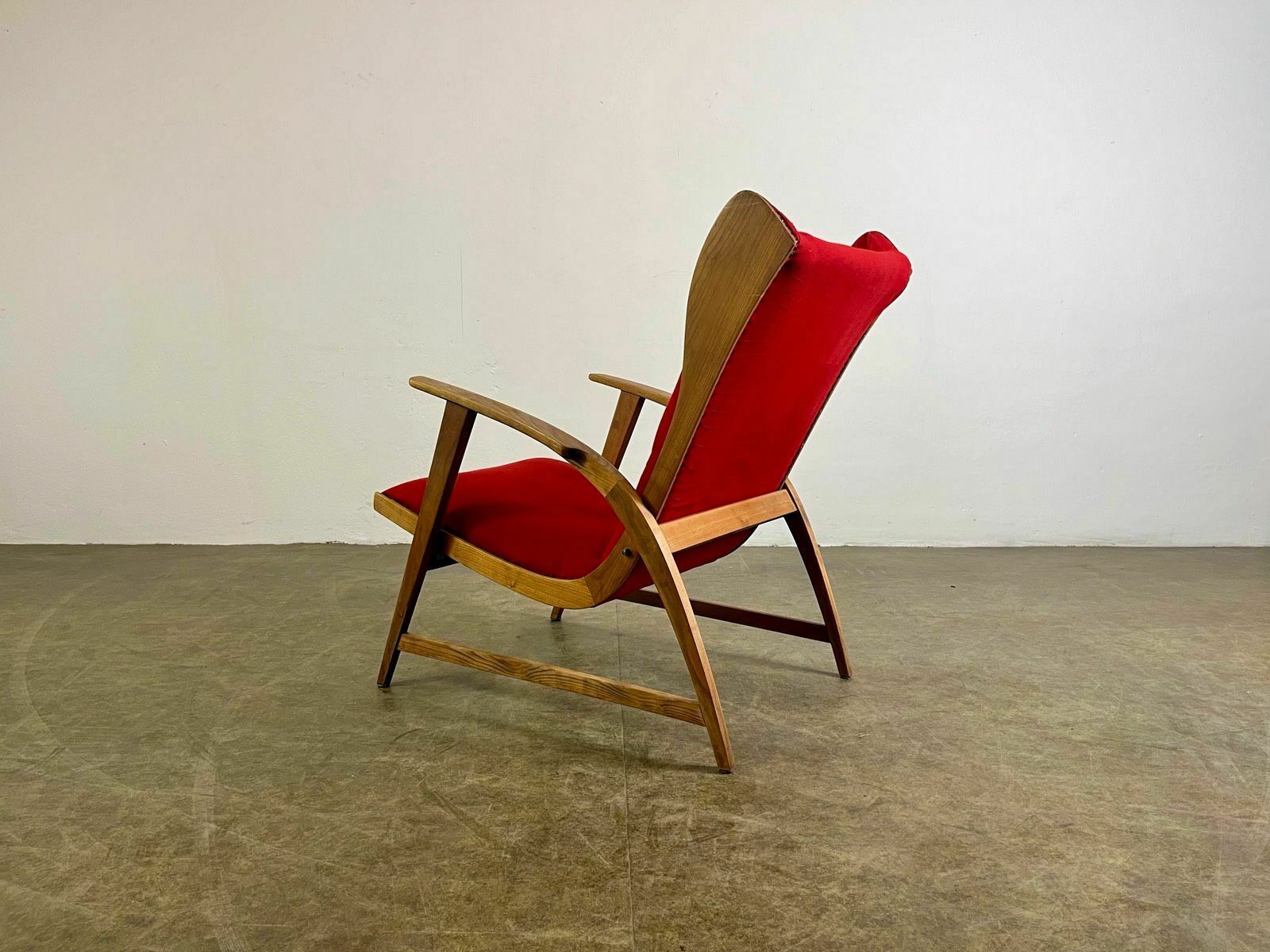 Knoll Antimott Armchair Wing Chair 1950 Mid Century photo vinterior