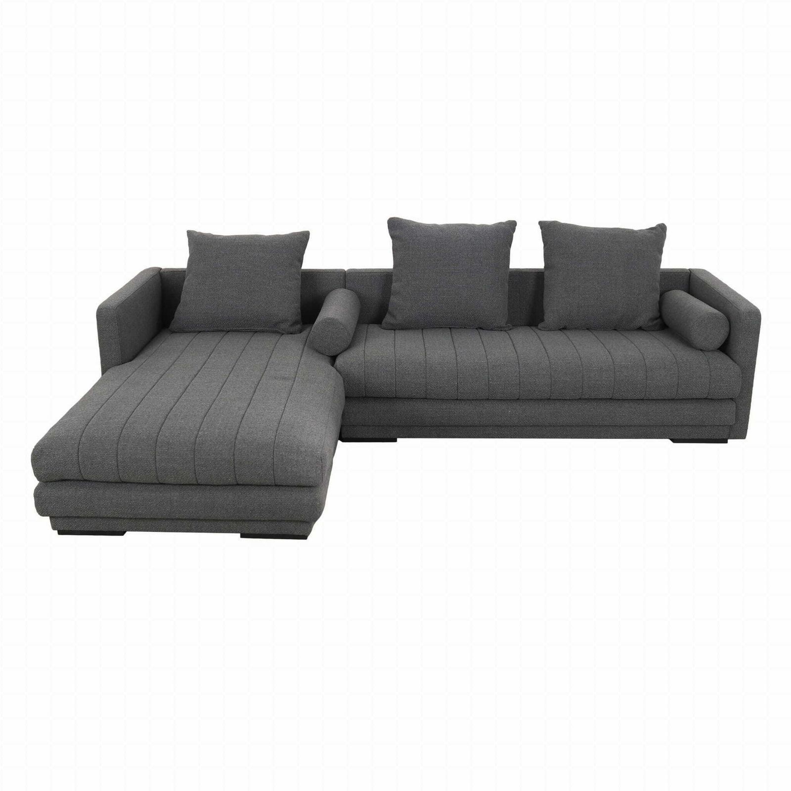 Grafiet Hoekbank, Scandinavisch Design, Jaren 2000