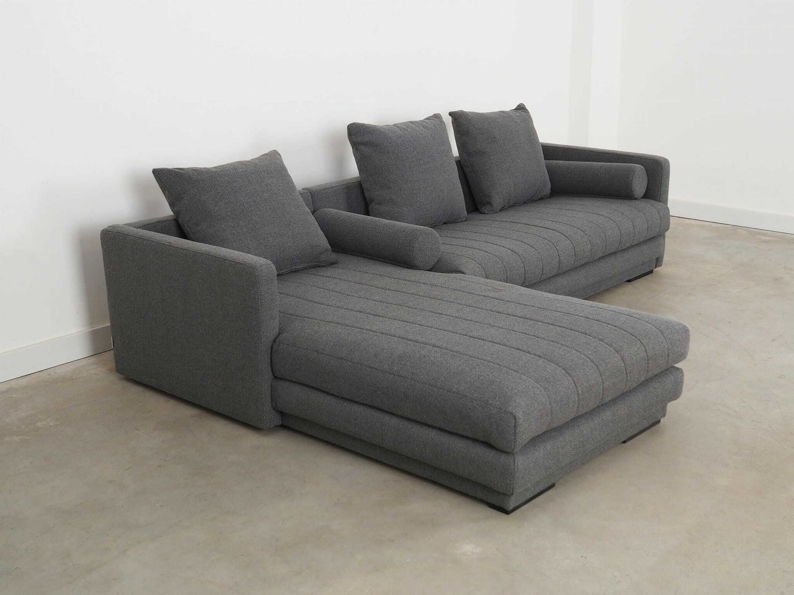 Graphite Corner Sofa, Scandinavian Design, 00s photo Furniture