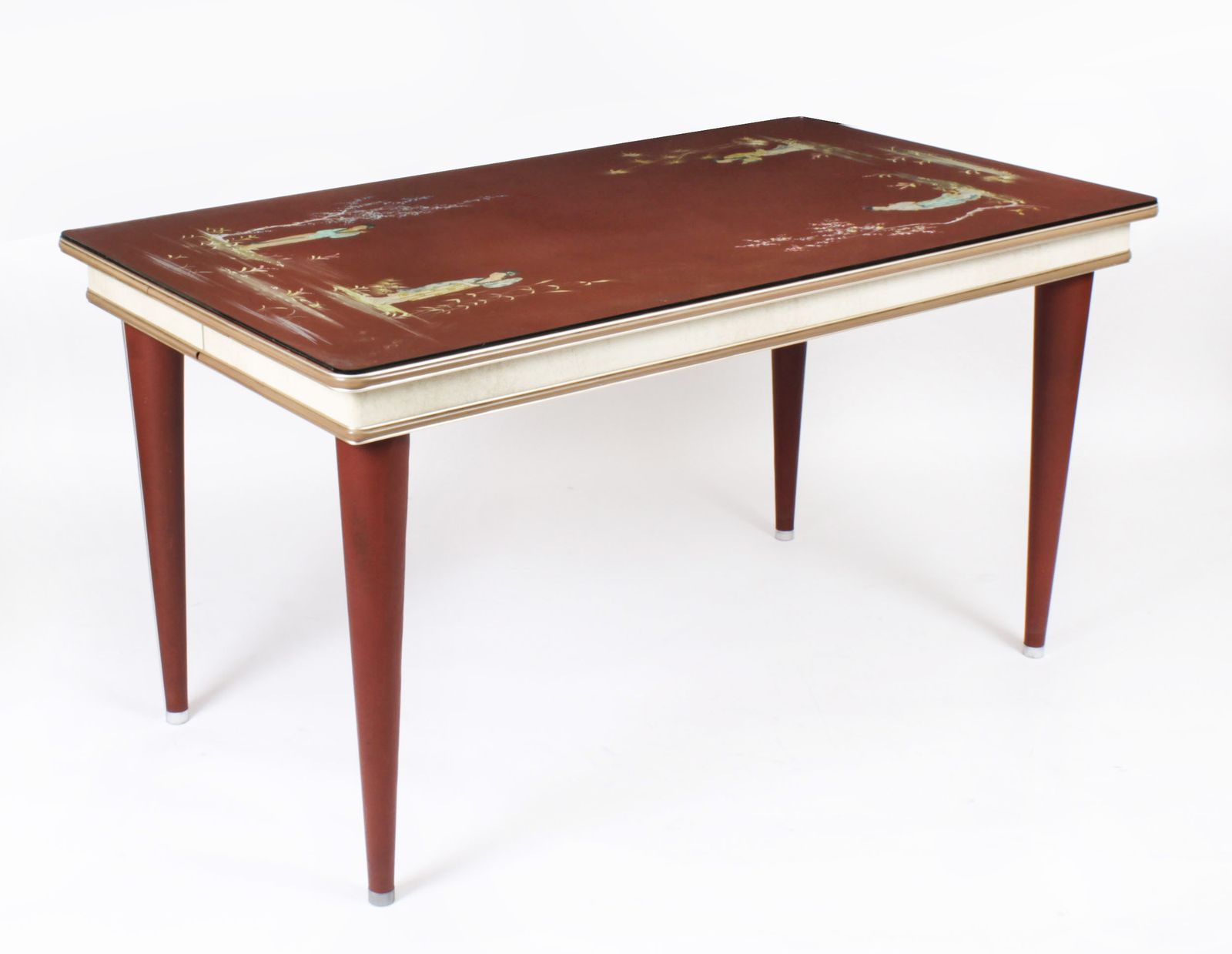 Italian Dining Table Set By Umberto Mascagni Retailed Harrods C.1950s photo furniture