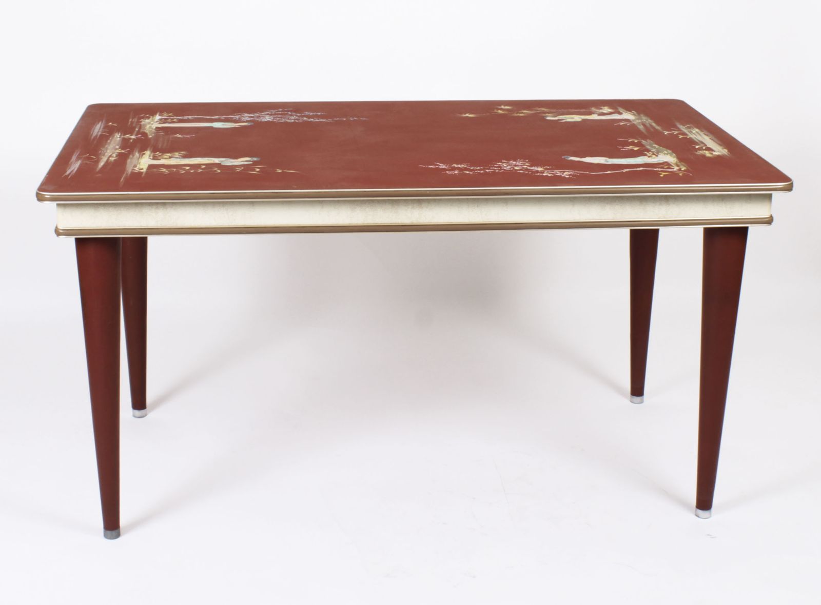 photo for sale Italian Dining Table Set By Umberto Mascagni Retailed Harrods C.1950s