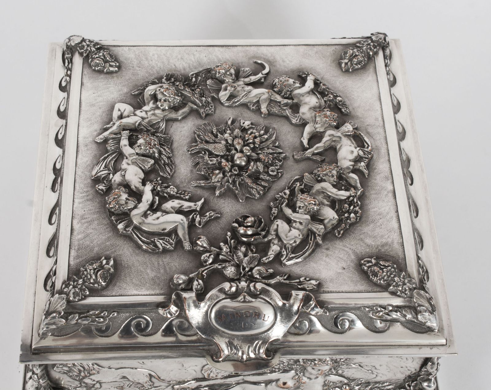 Victorian Silver Plated Jewellery Casket Walker And Hall 19thc photo Home Decor