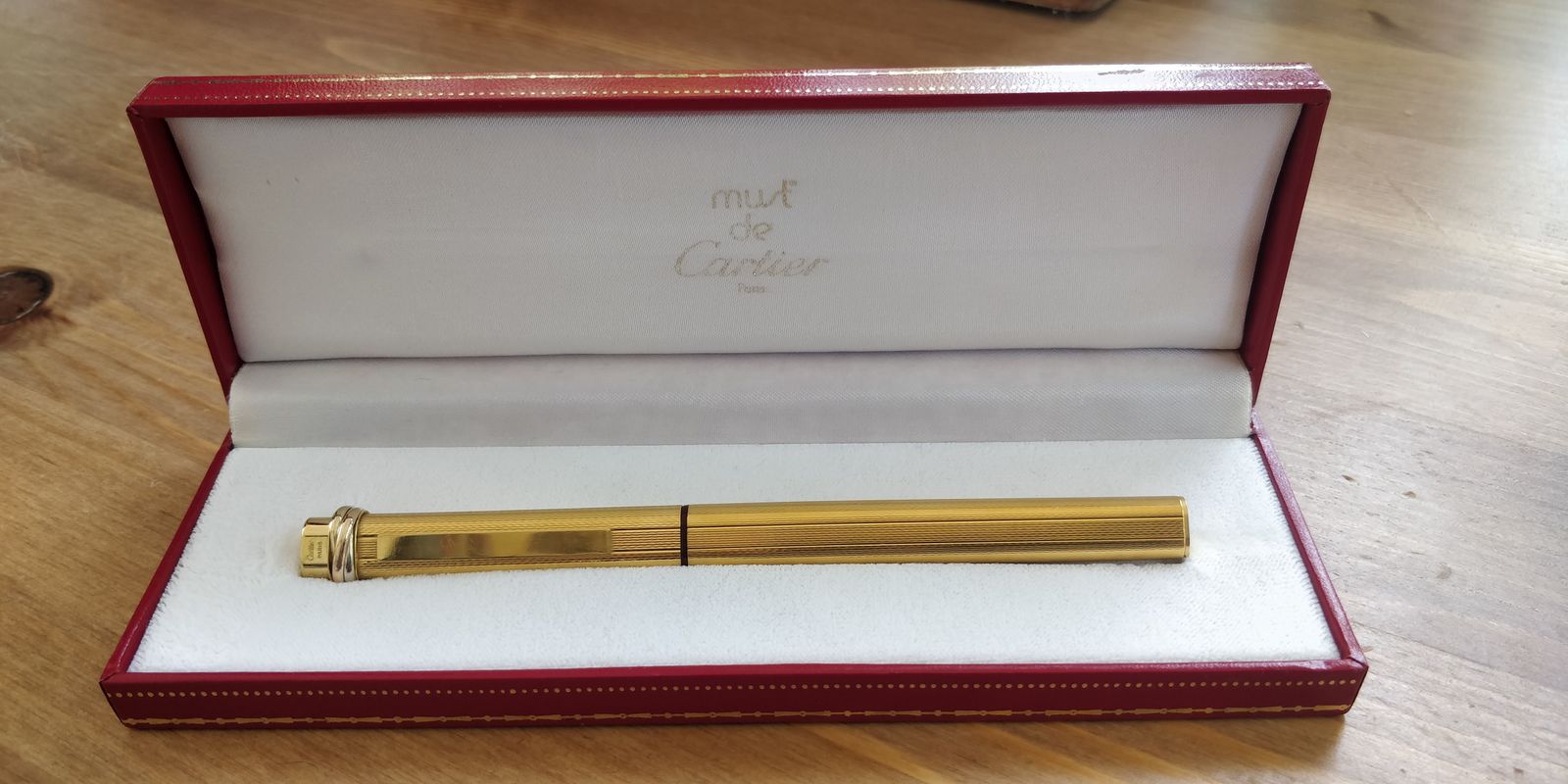 Cartier Gold Fountain Pen photo vintage