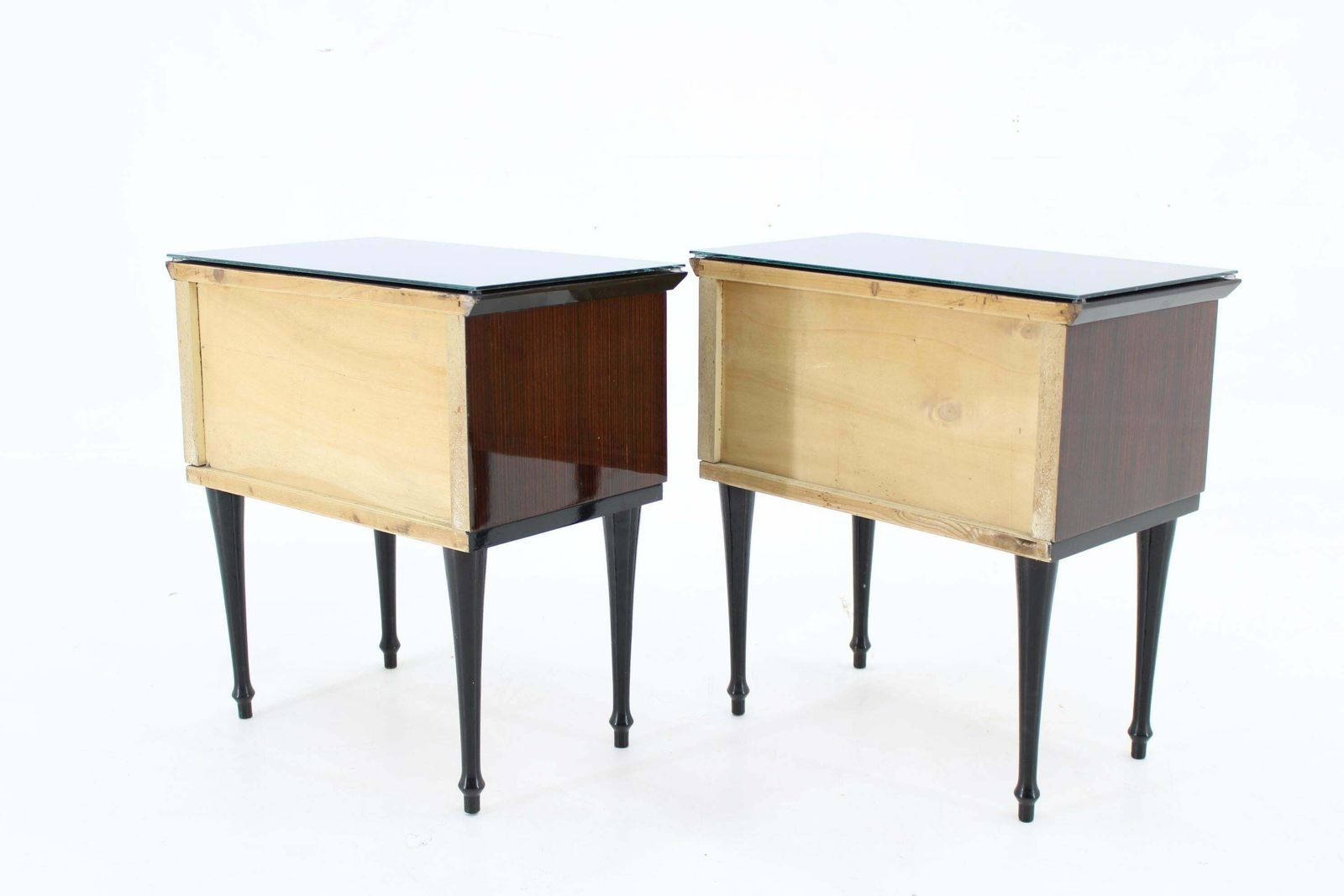 photo furniture 1960s Pair Of Italian Bedside Tables