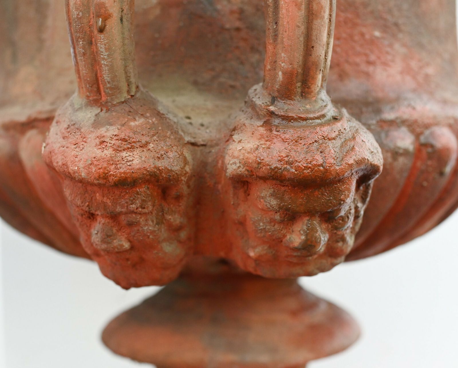 Pair Georgian Terracotta Urns   Garden Vase On Pedestal Thomas Hope photo 2995.0