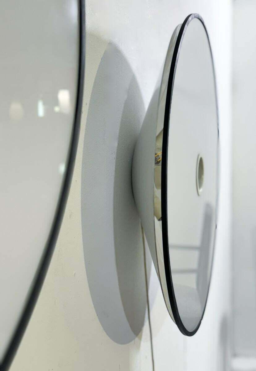 Mid Century Pair Of Ceiling Or Wall Light By Umberto Riva For Francesconi , 1969 photo for sale