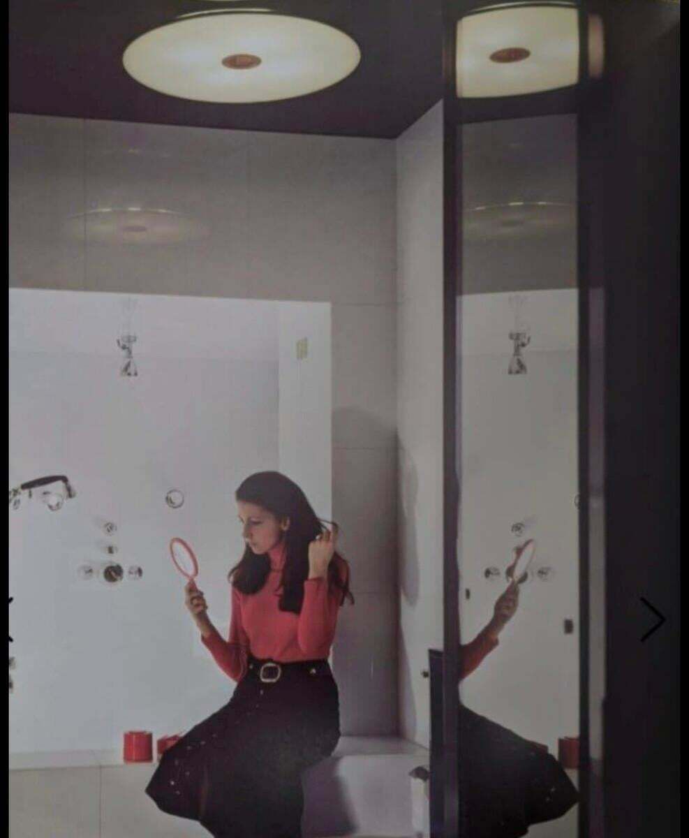Mid Century Pair Of Ceiling Or Wall Light By Umberto Riva For Francesconi , 1969 photo vinterior