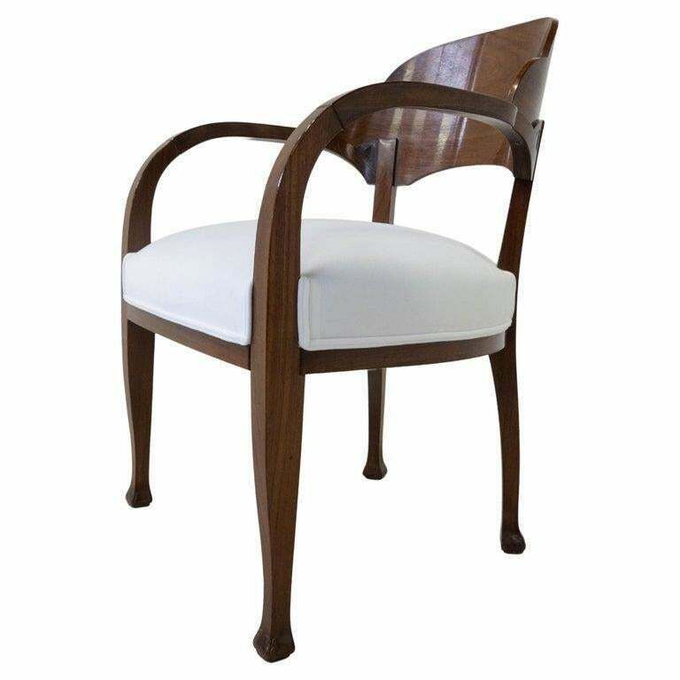 Art Nouveau Armchair By Henry Van De Velde, Belgium, 1908 photo furniture