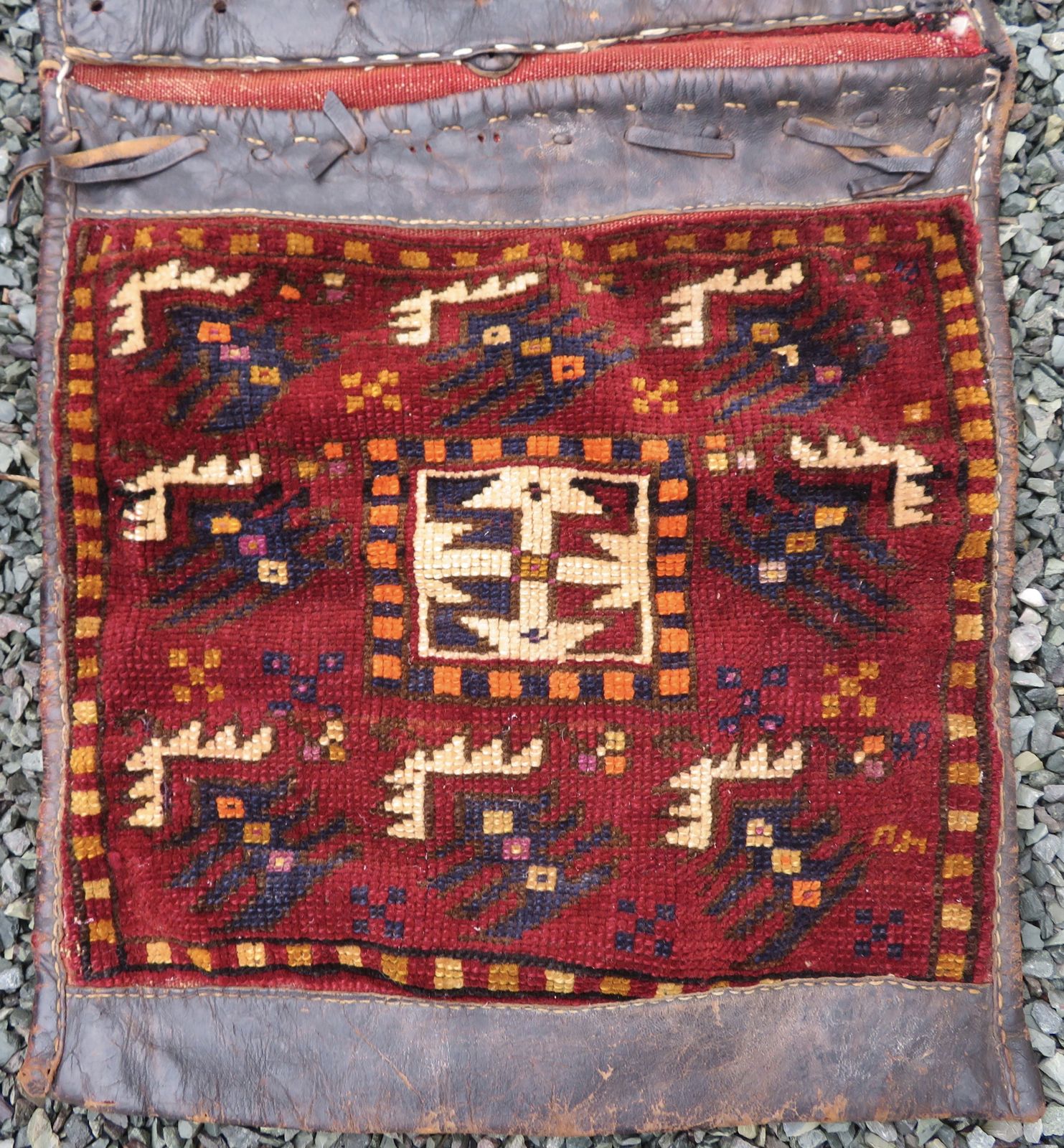 Complete Set Of Superb Antique Yuruk Nomadic Saddlebags (Heybe). Eastern Anatolia,Late 19th Century. photo furniture