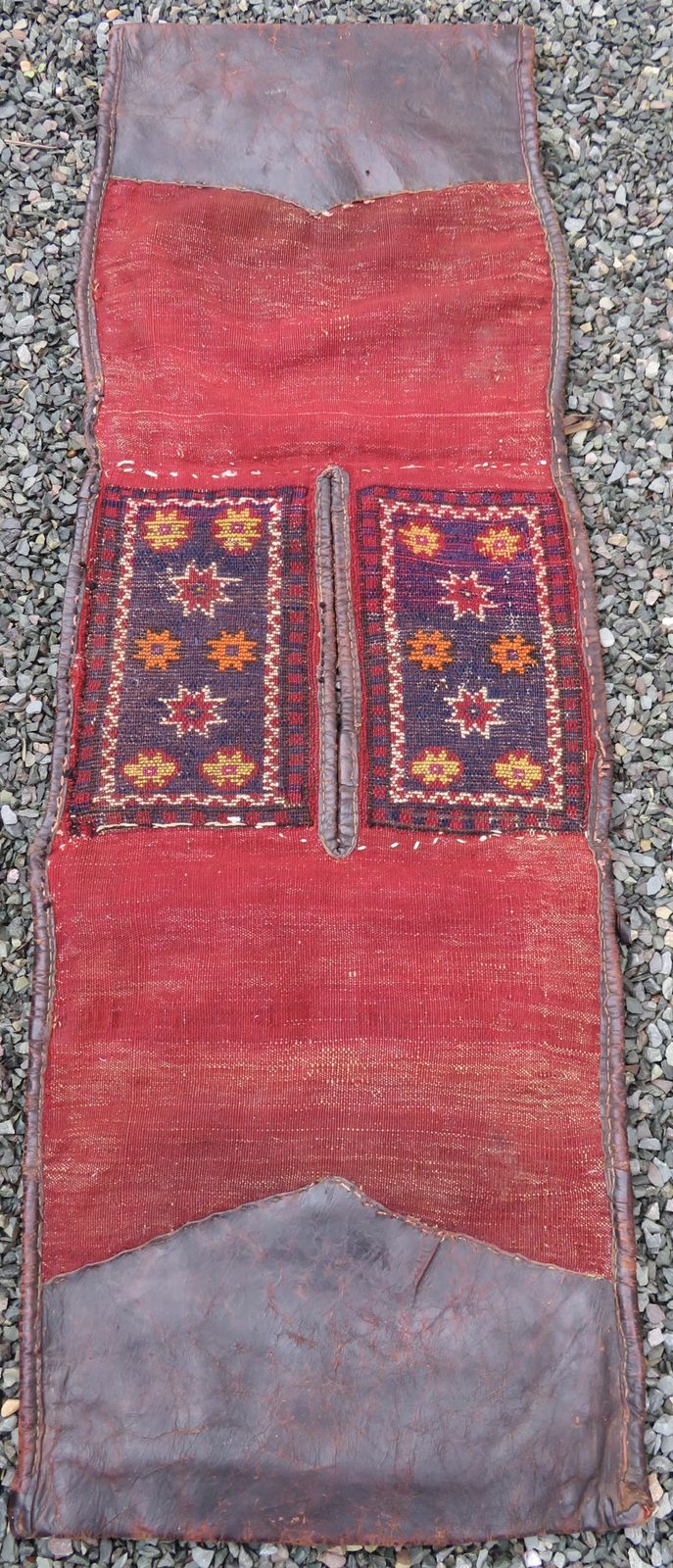 Textiles Complete Set Of Superb Antique Yuruk Nomadic Saddlebags (Heybe). Eastern Anatolia,Late 19th Century. photo