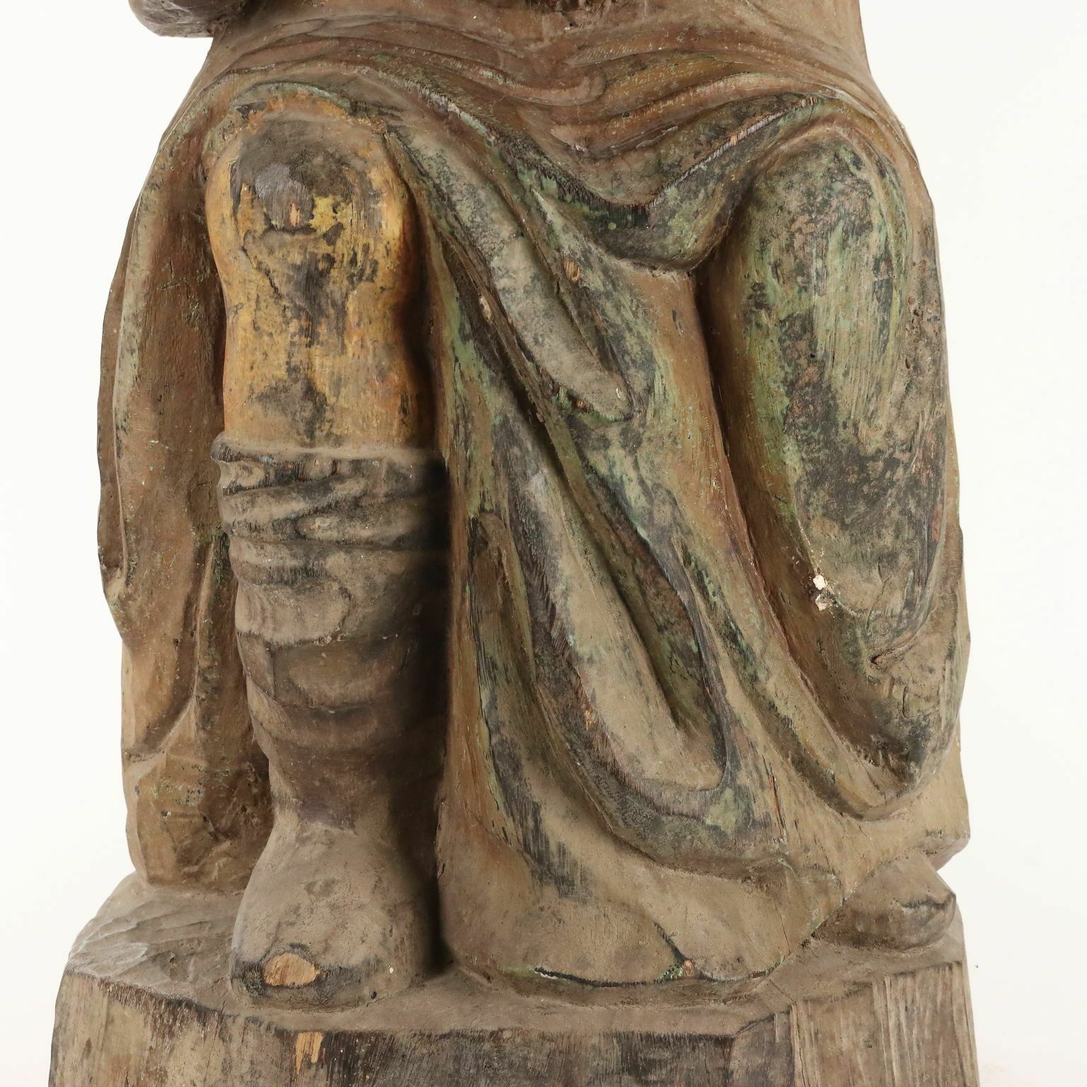 photo furniture Antique Statue Religious Subject Wood Spain Late XVIII Century