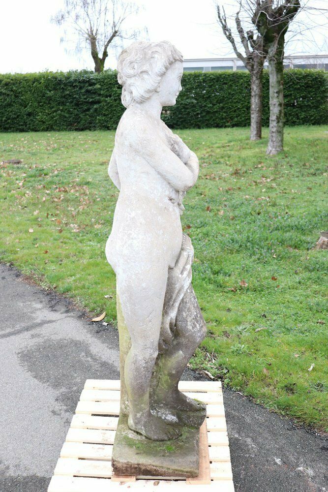 Early 20th Century Leda And The Swan Garden Statue photo buy