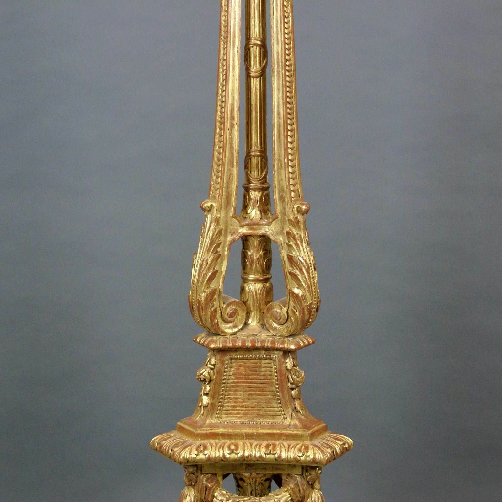 An 18th Century Style Carved Gilt Wood Torchere photo for sale