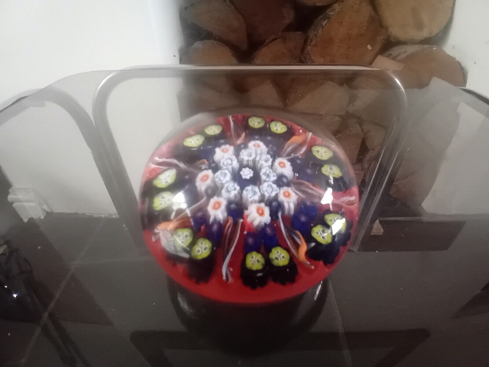 photo vintage Mid Century Collection Of Italian Millefiori, Murano And Caithness Paperweights
