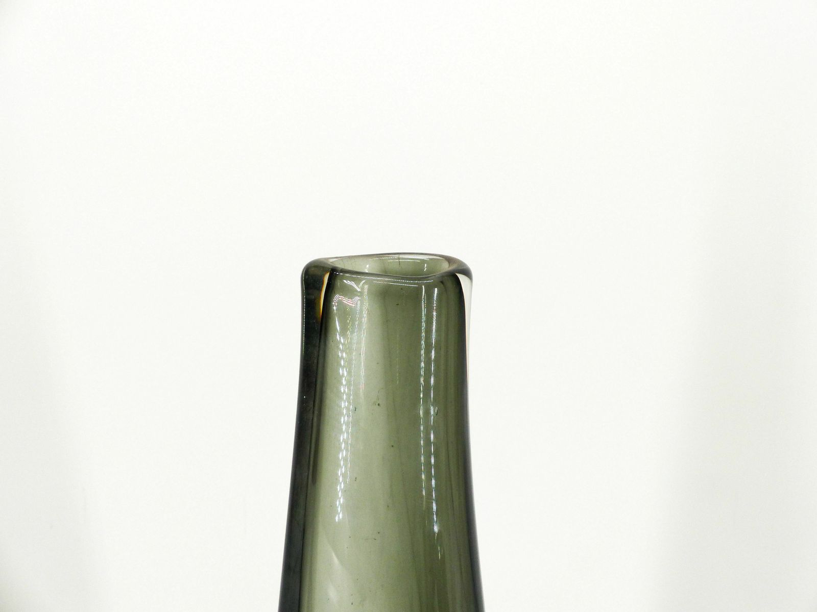 Collection Of 5 Scandinavian Sommerso Glass Vases Nils Landberg For Orrefors photo 1350.0