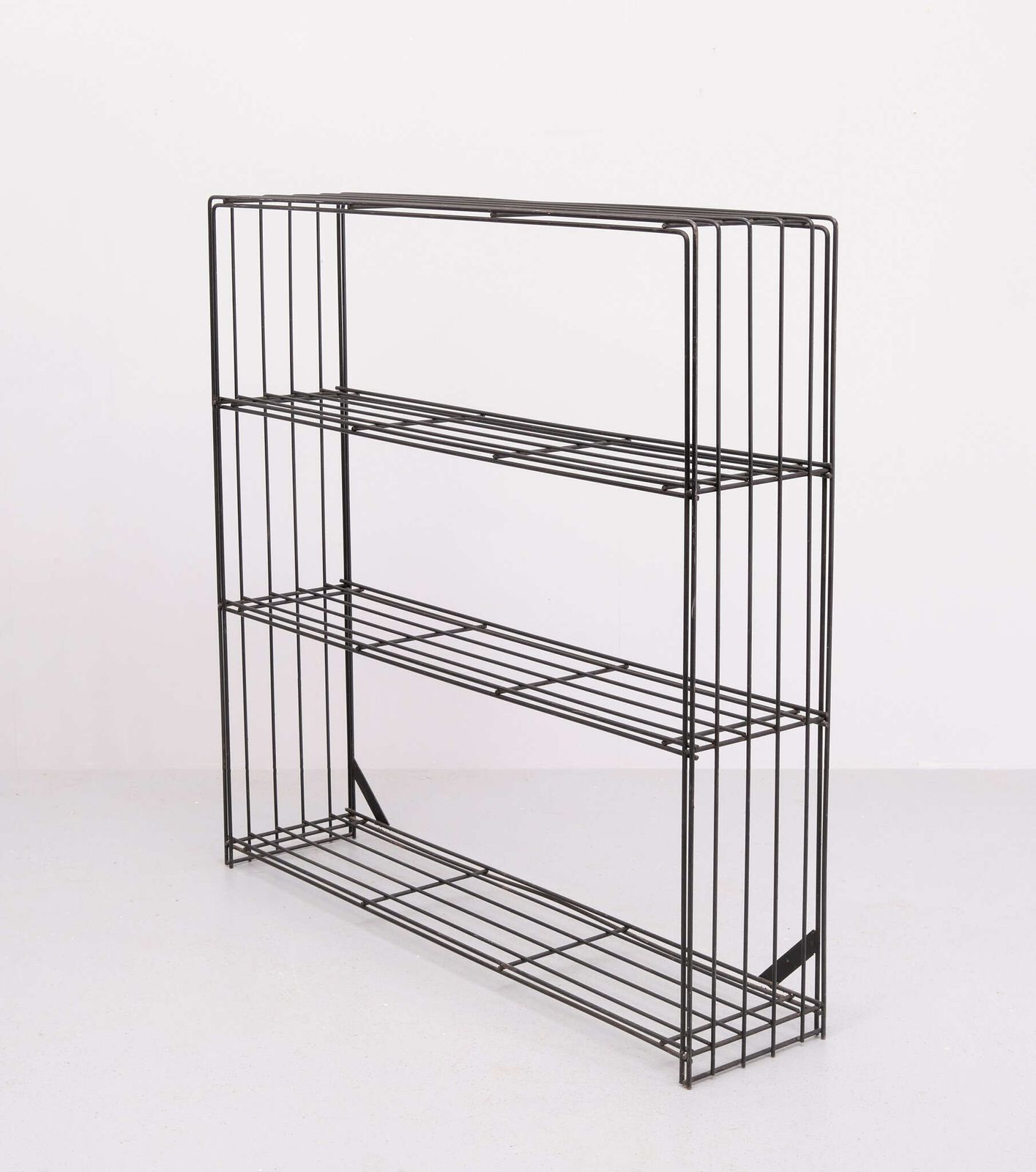 Mid Century Minimalist "Pilastro" Shelf By Tjerk Reijenga 1950s Holland