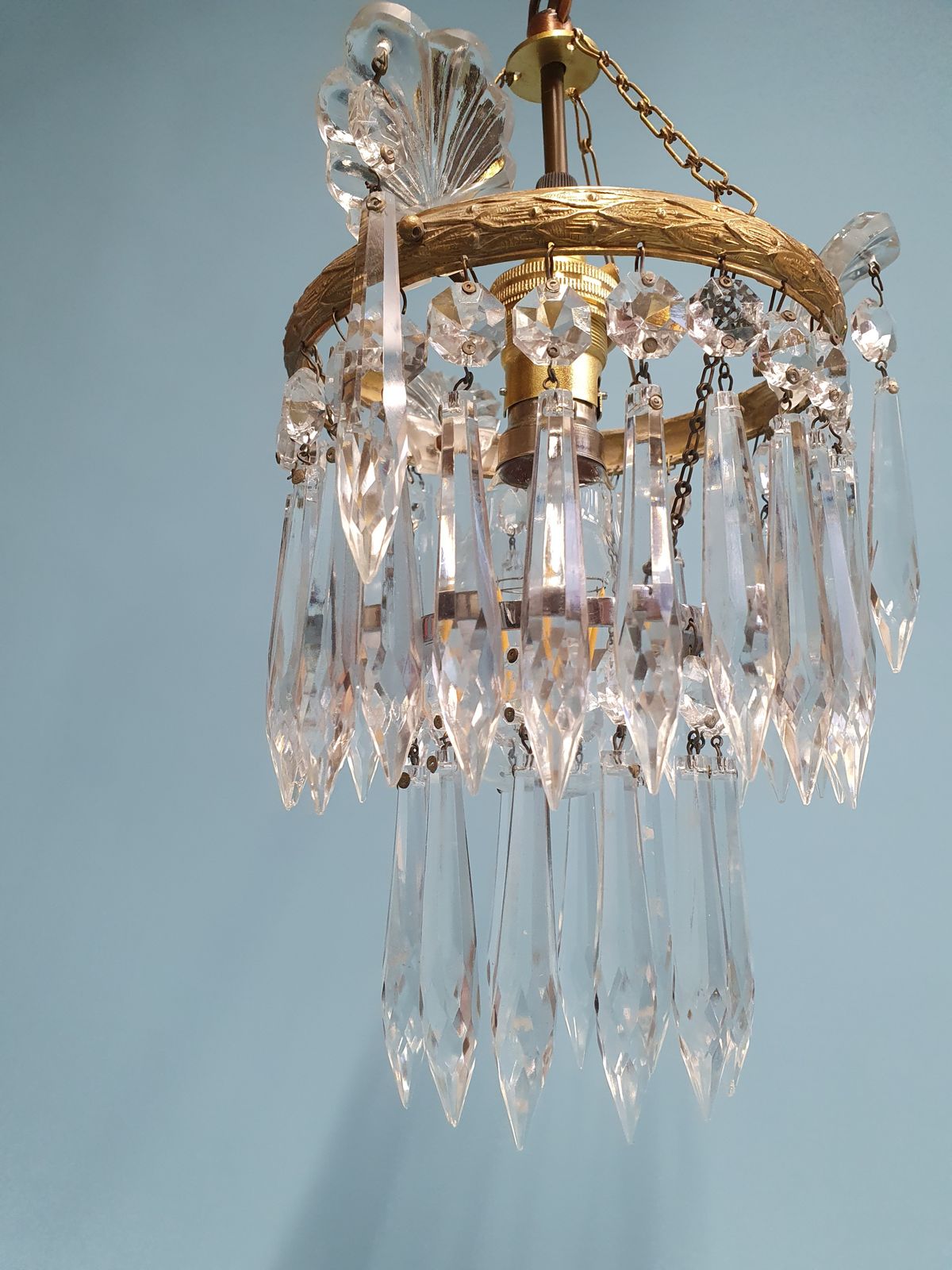 Home / Early 20th Century Spike Chandelier 8" Early 20th Century Spike Chandelier 8" photo vinterior