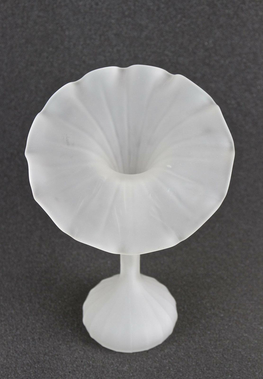 Mid Century Jack In The Pulpit Glass Vase, France Circa 1960 photo furniture