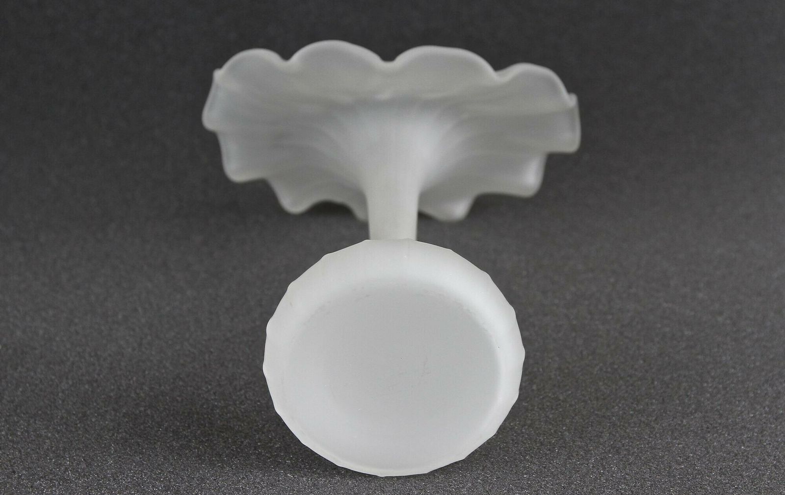 photo buy Mid Century Jack In The Pulpit Glass Vase, France Circa 1960