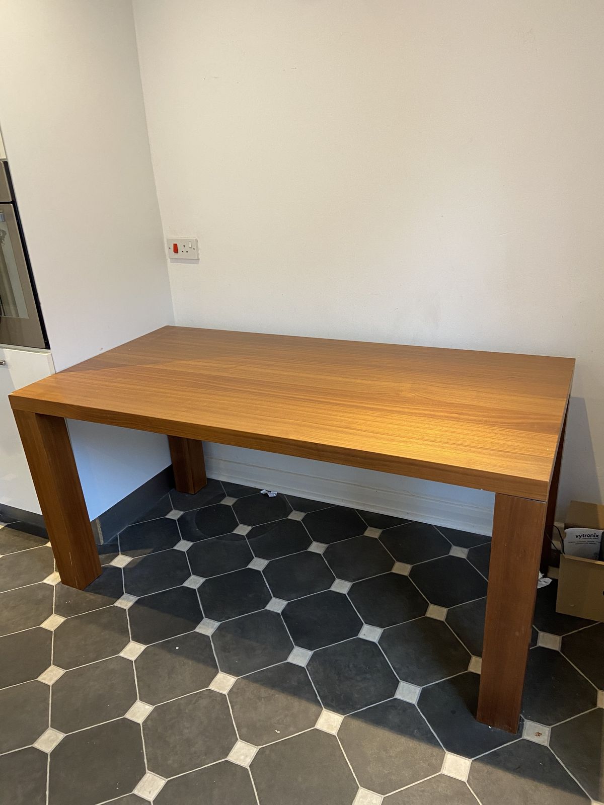 Brown Wooden Dining Table